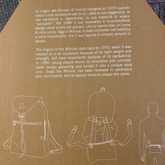 Invicta Mini Stripe Minisac Next Backpack - Picture 4 of 5